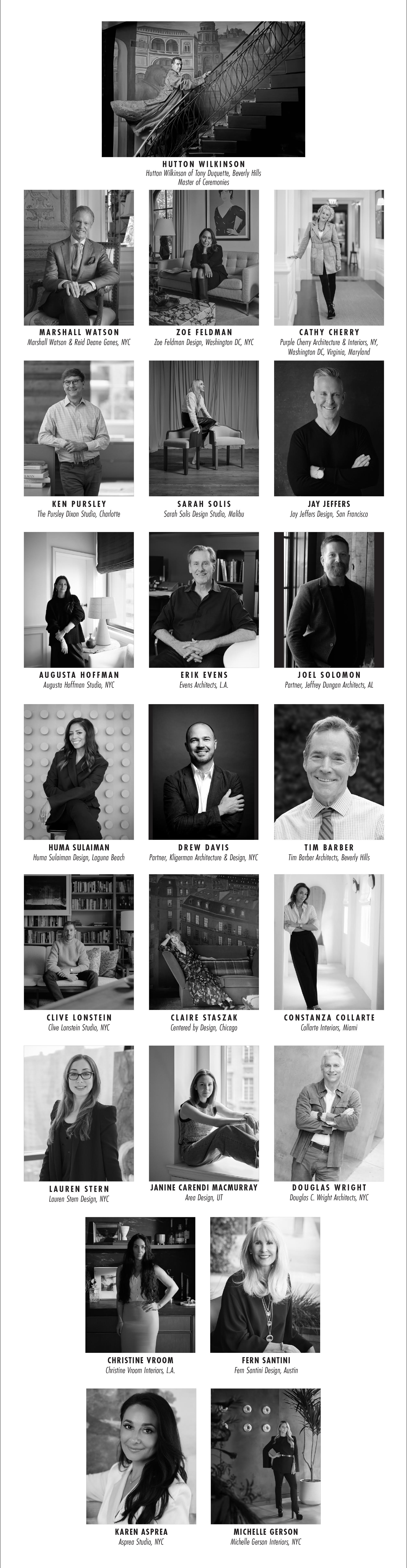 2025 Dallas Design Awards Judges